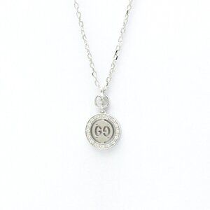 GUCCI 18k White Gold Diamond Necklace